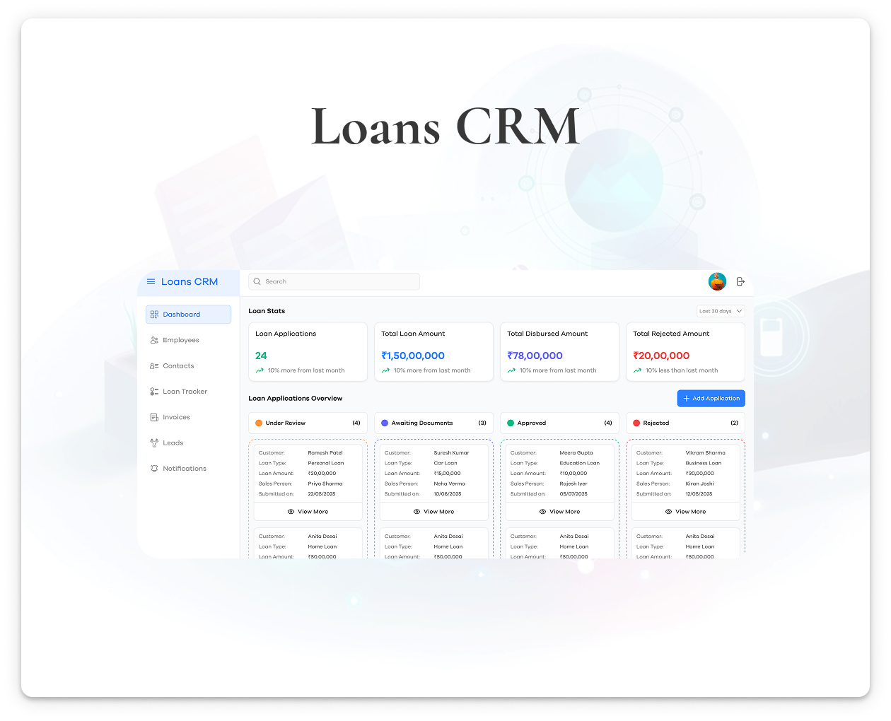 Loans CRM Tool